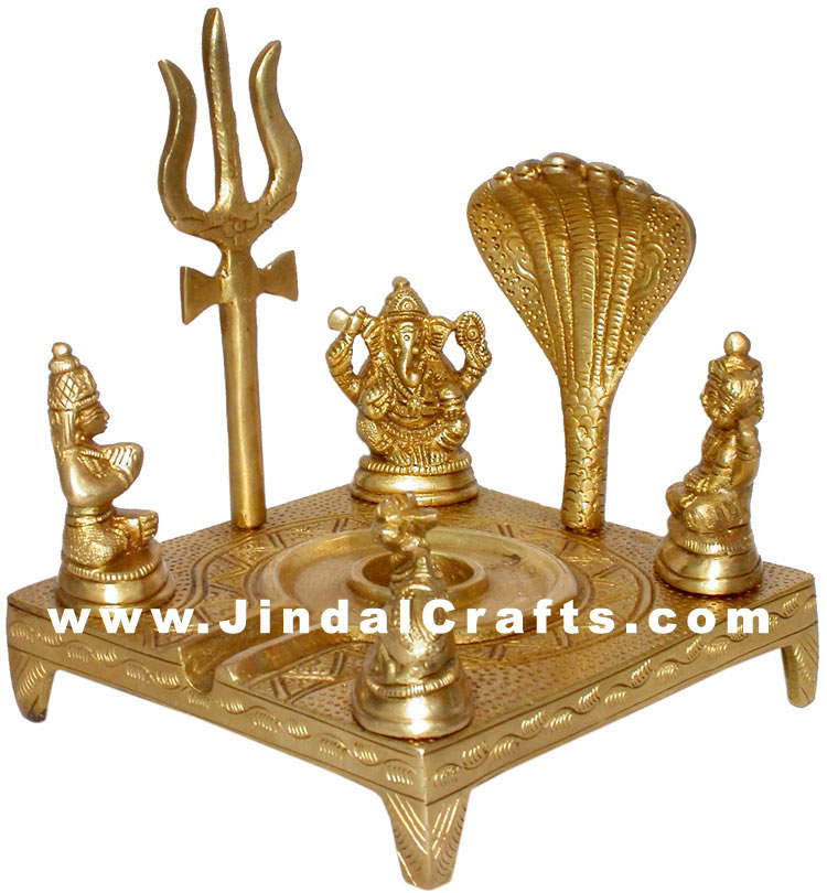 Shiva Brahma Ganesh Nandi Vishnu Indian Gods Sculptures