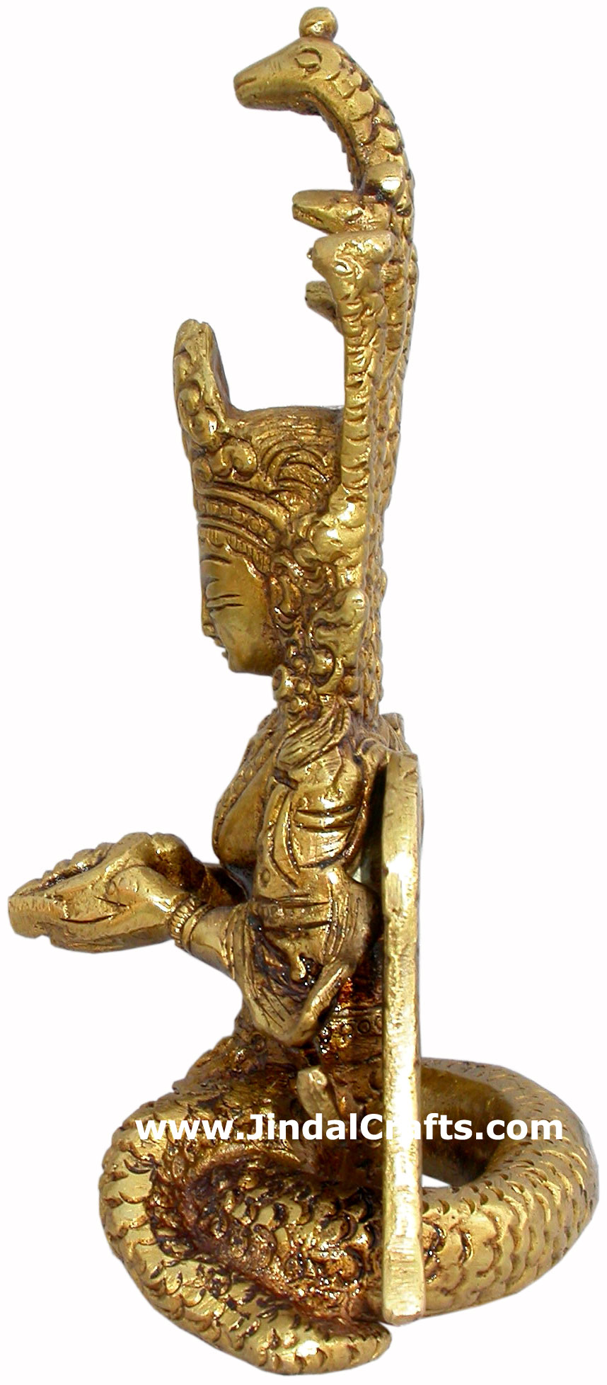 Mermaid - Hand Carved Indian Art Craft Handicraft Home Decor Brass Figurine