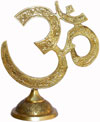 OM Holy Symbol of Hindu Religion Indian Art Craft Handicraft Home Decor Figurine