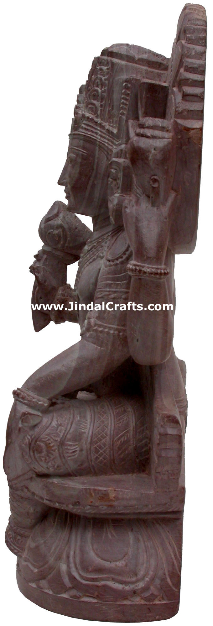 Lord Narayana Hindu Deities India Stone Carving Statue Idol Sculpture Hinduism
