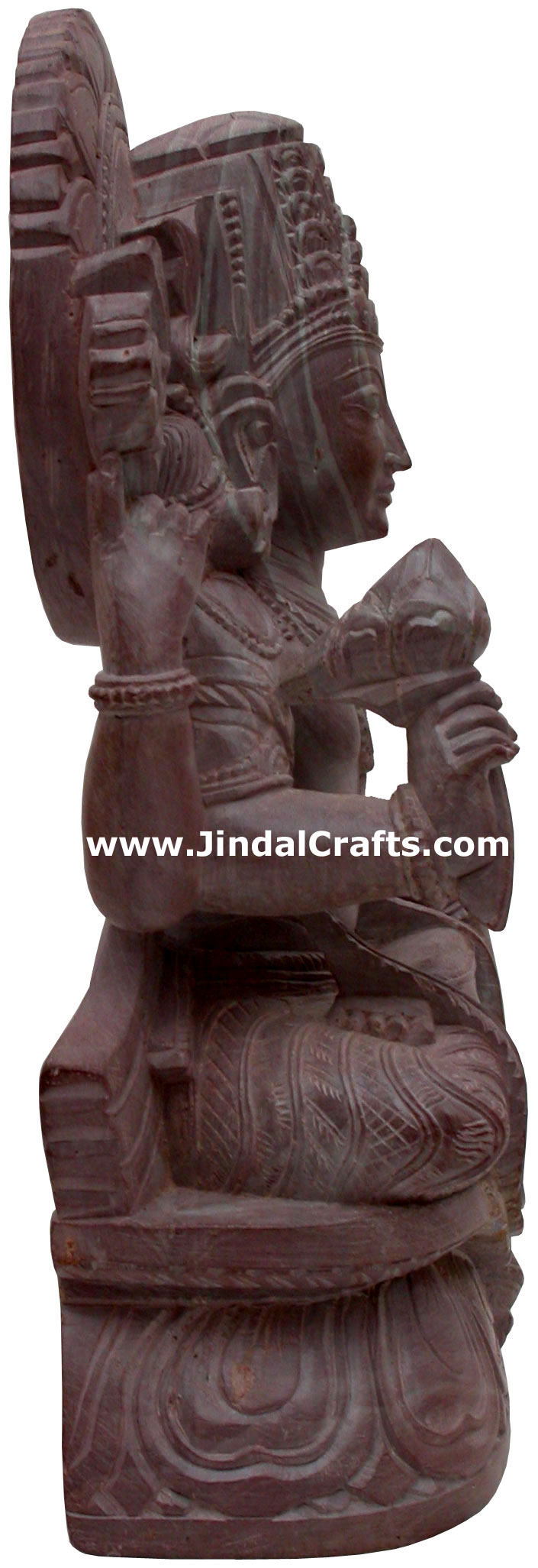 Lord Narayana Hindu Deities India Stone Carving Statue Idol Sculpture Hinduism
