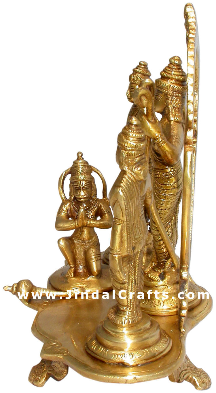 Rama Family Rama Sita Laxman in Ram Darbar Indian Gods