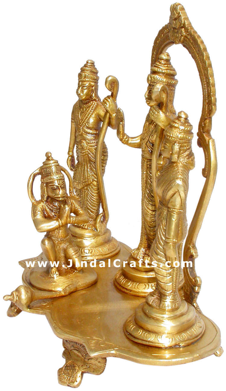 Rama Family Rama Sita Laxman in Ram Darbar Indian Gods