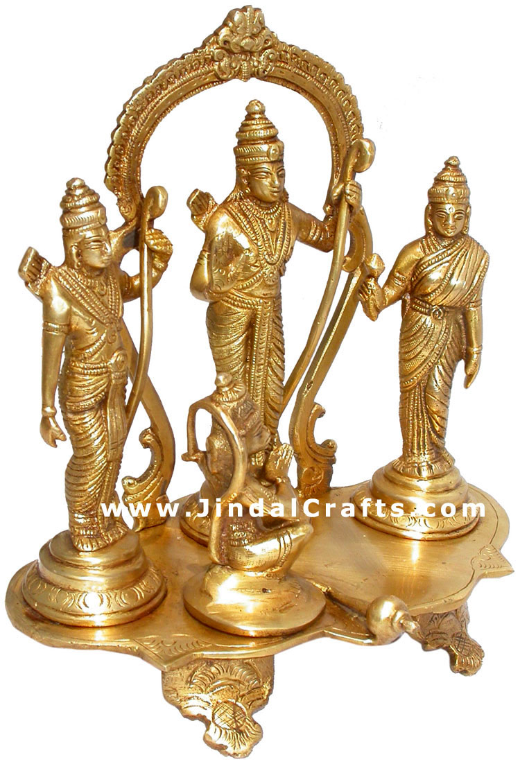 Rama Family Rama Sita Laxman in Ram Darbar Indian Gods
