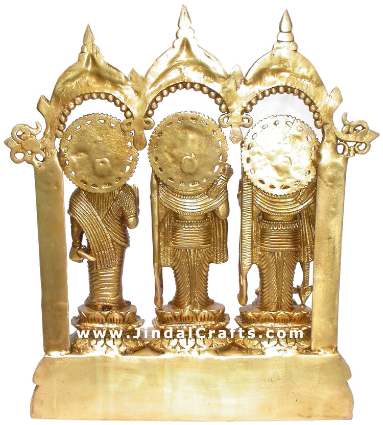 Ram Darbar - Brasd Carving Indian God Religious Statue