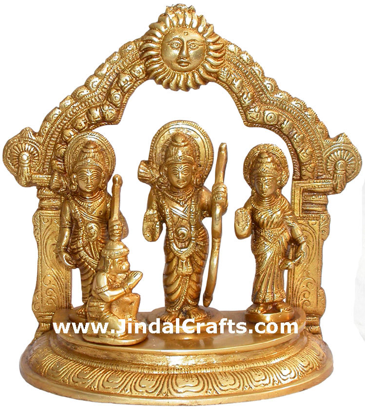Ram Darbar Ram Site Lakshman Hanuman Hindu God Statues