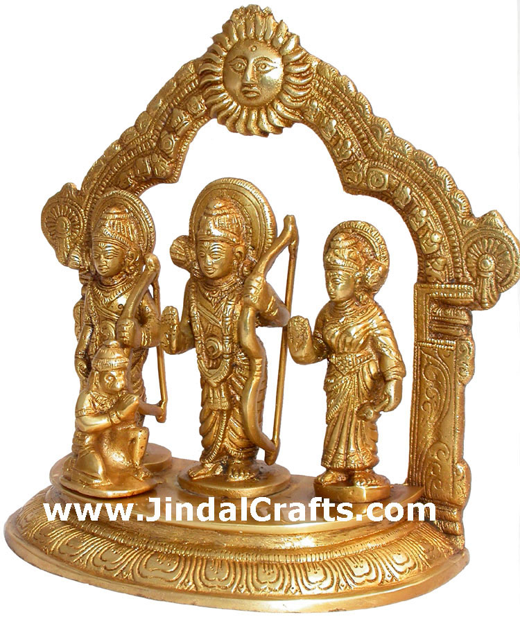 Ram Darbar Ram Site Lakshman Hanuman Hindu God Statues
