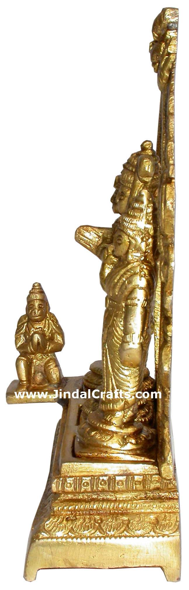 Handmade Brass Statue of Ram Darbar India Brassware Handicraft Art Craft