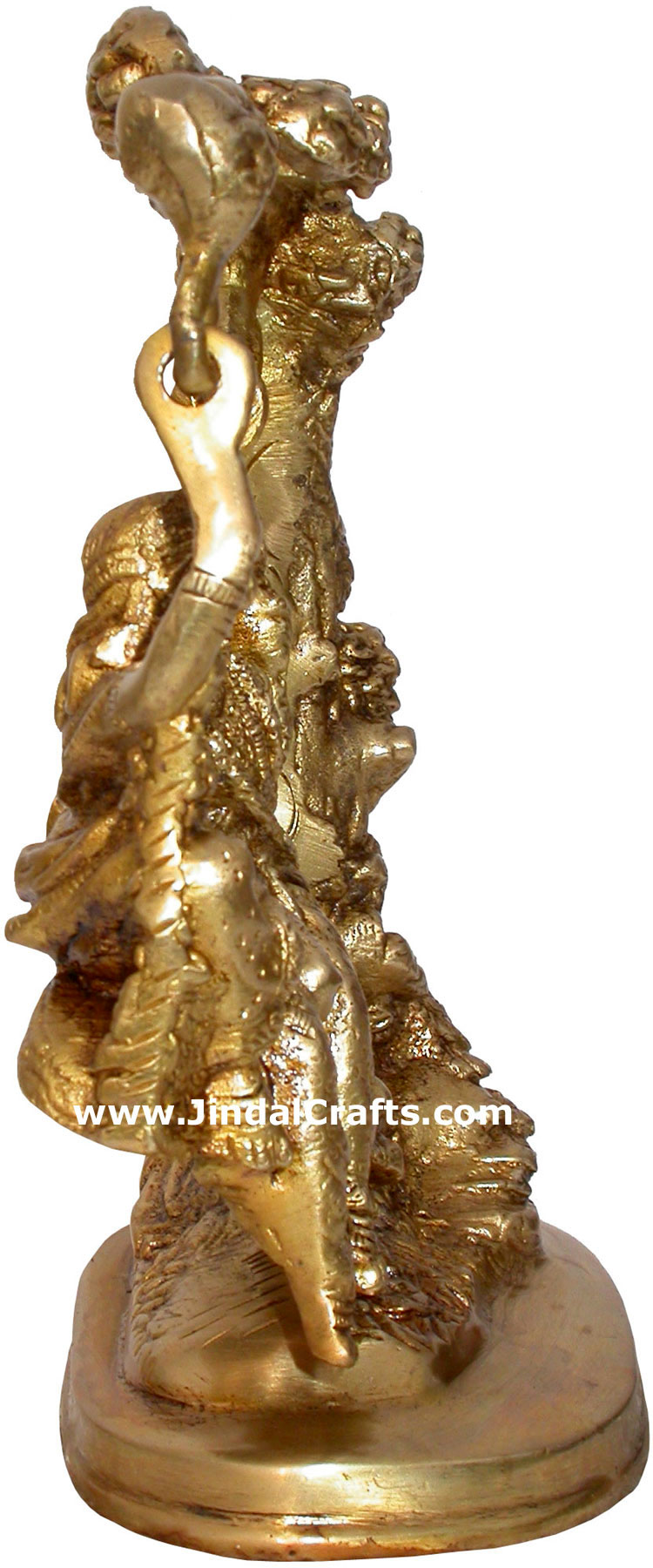 Hindu Deities Lord Radha Krishna on Tree Swing Traditional Statue Sculpture Arts