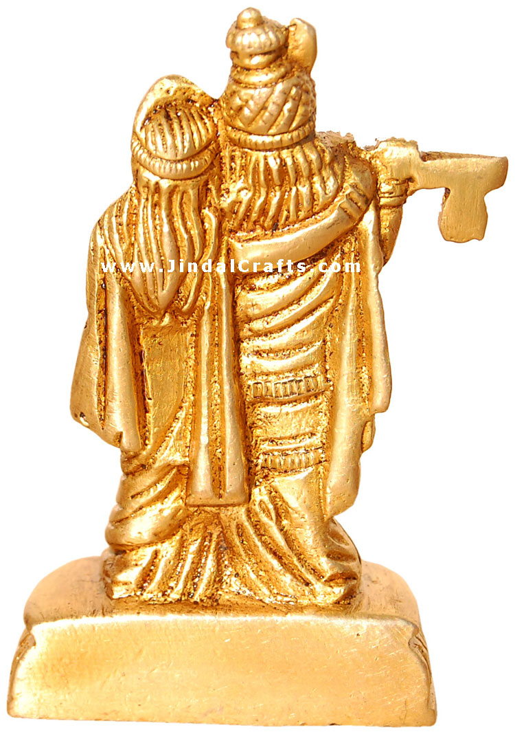 Radha Krishna - Tiny Hindu Religious Sculpture India