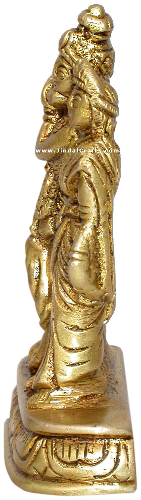 Radha Krishna - Hindu Religious Statue Brass Handicraft