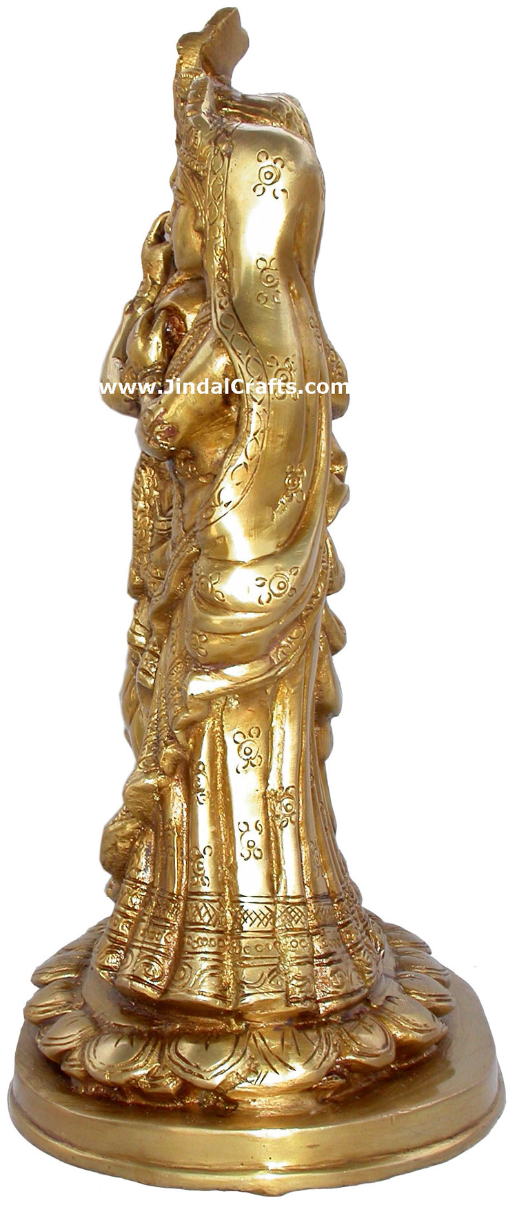 Radha Krishna Indian God Goddess Sculptures Handmade Hindu Religious Figure