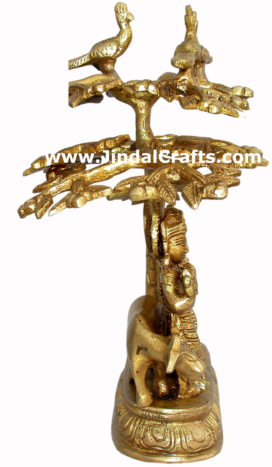 Radha Krishna Hand Carved Indian Art Craft Handicraft Home Decor Brass Figurine