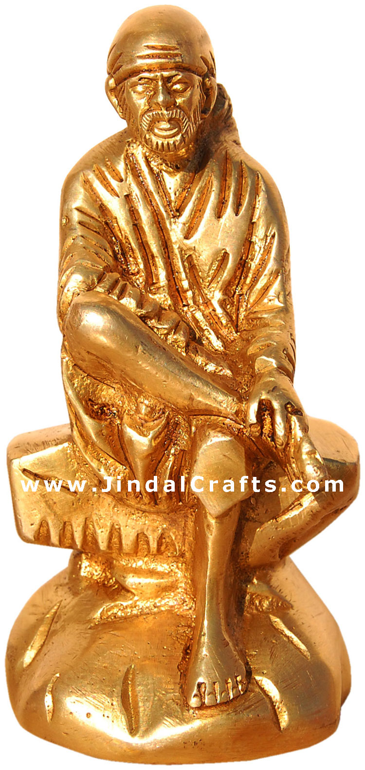 Sai Baba - Hindu Religion God Sculpture made from Brass