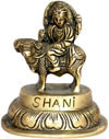 Shani Indian God Brass Idols Hand Crafted Sculptures