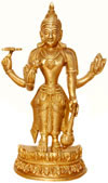 Sat Narayan - An Avatar of Hindu God Vishnu Indian Art