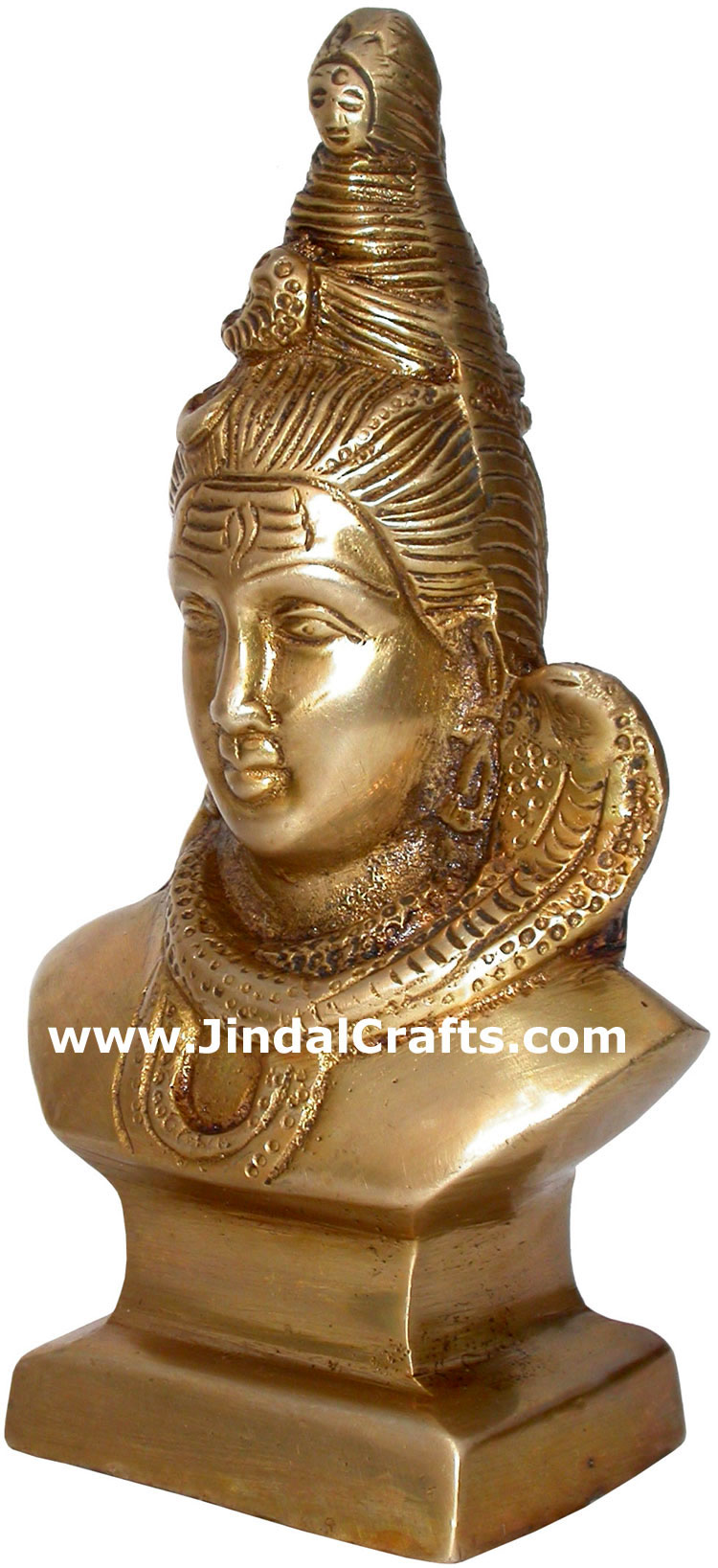 Hindu Deities God Shiva India Brass Carving Artefacts