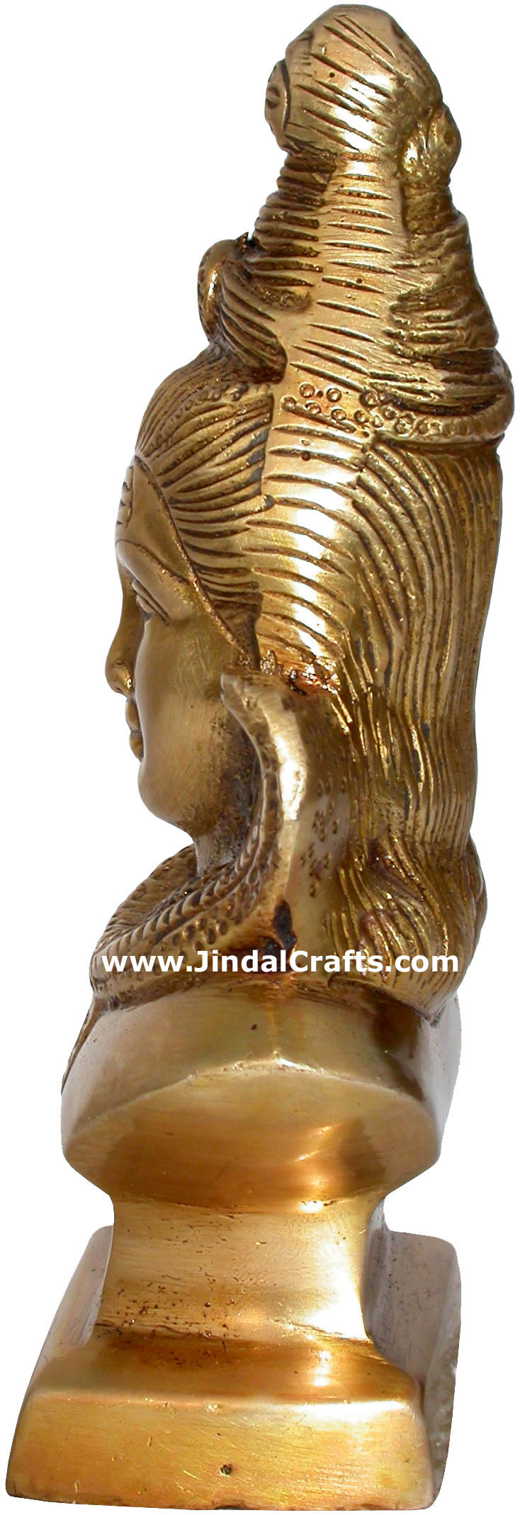 Hindu Deities God Shiva India Brass Carving Artefacts