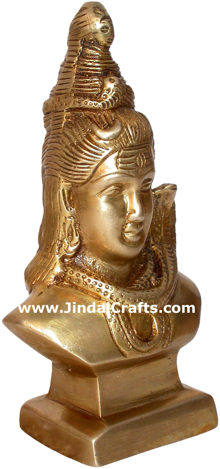 Hindu Deities God Shiva India Brass Carving Artefacts