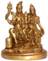 Hindu Deities God Shiva Family Paevati Ganesha India