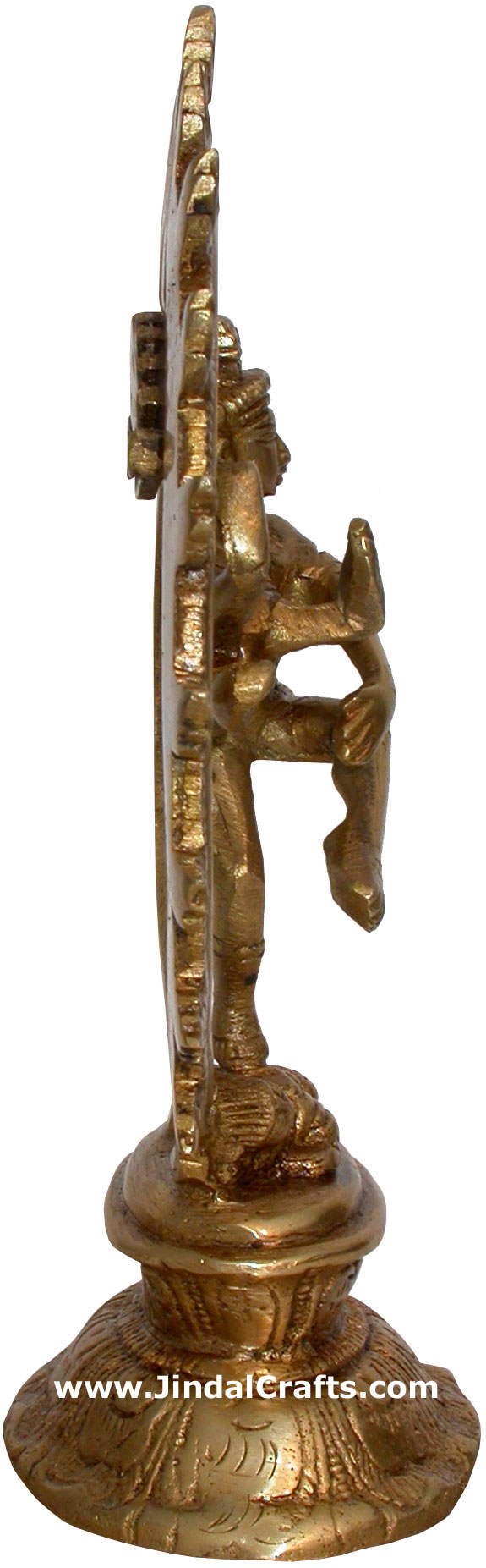 Hindu Deities God Shiva as Natraj India Brass Carving
