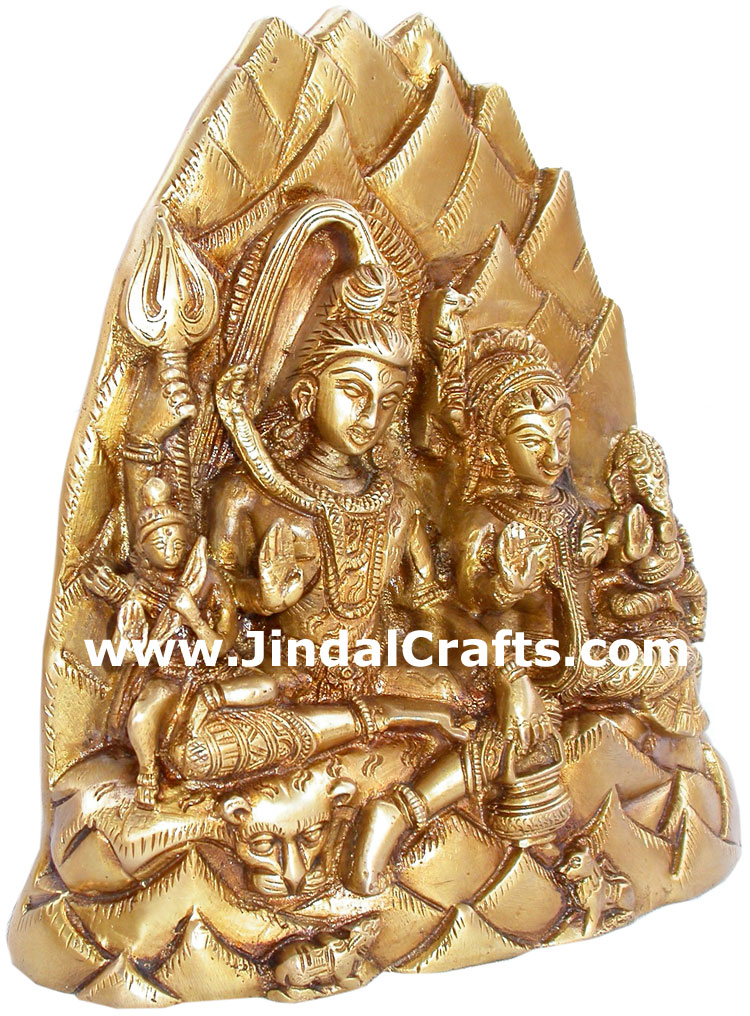 Shiva Family Shiv Parivar Hindu Religious Artifact Arts