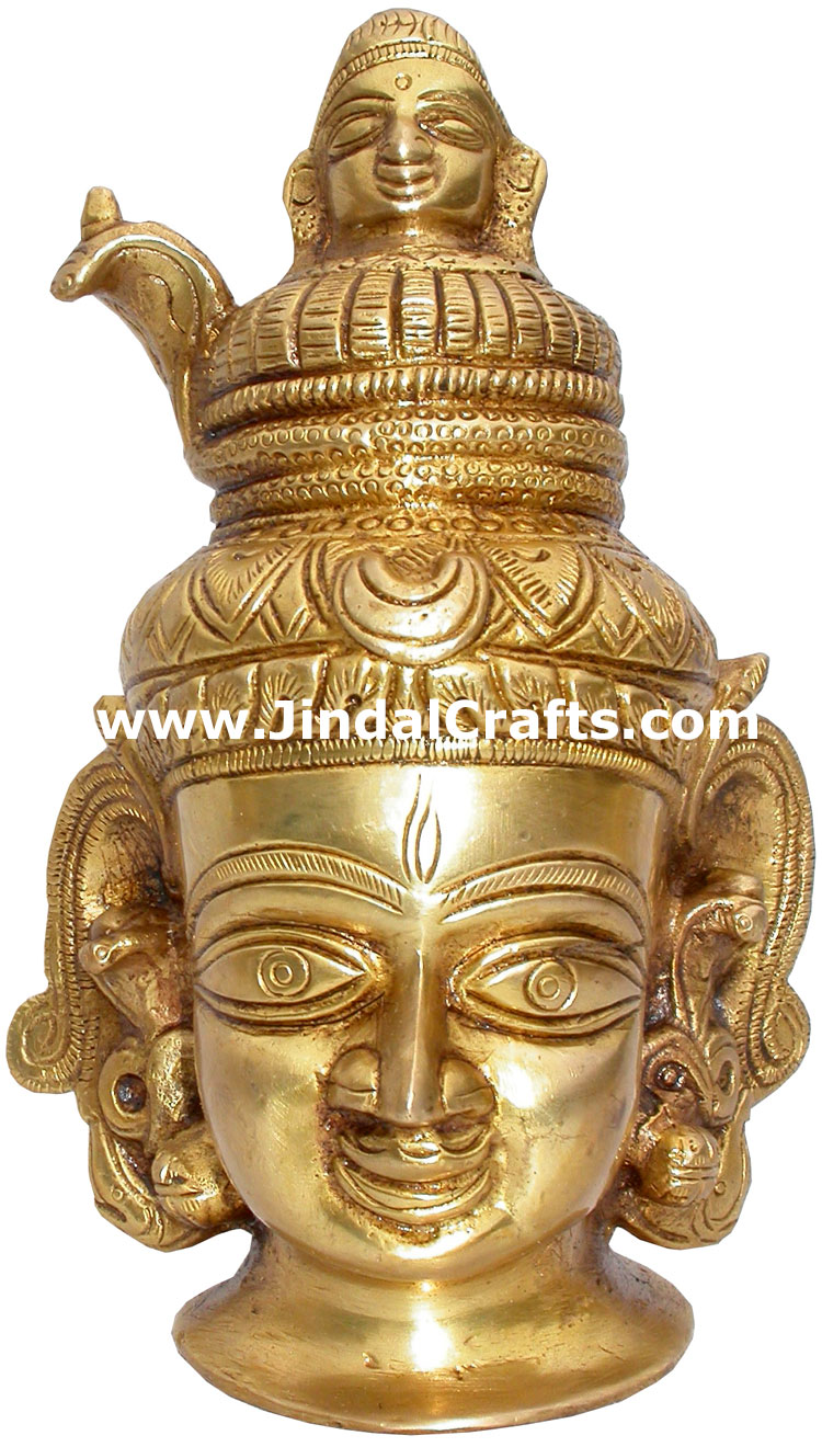 Shiva with Ganga in Head Religious God Idol India Art