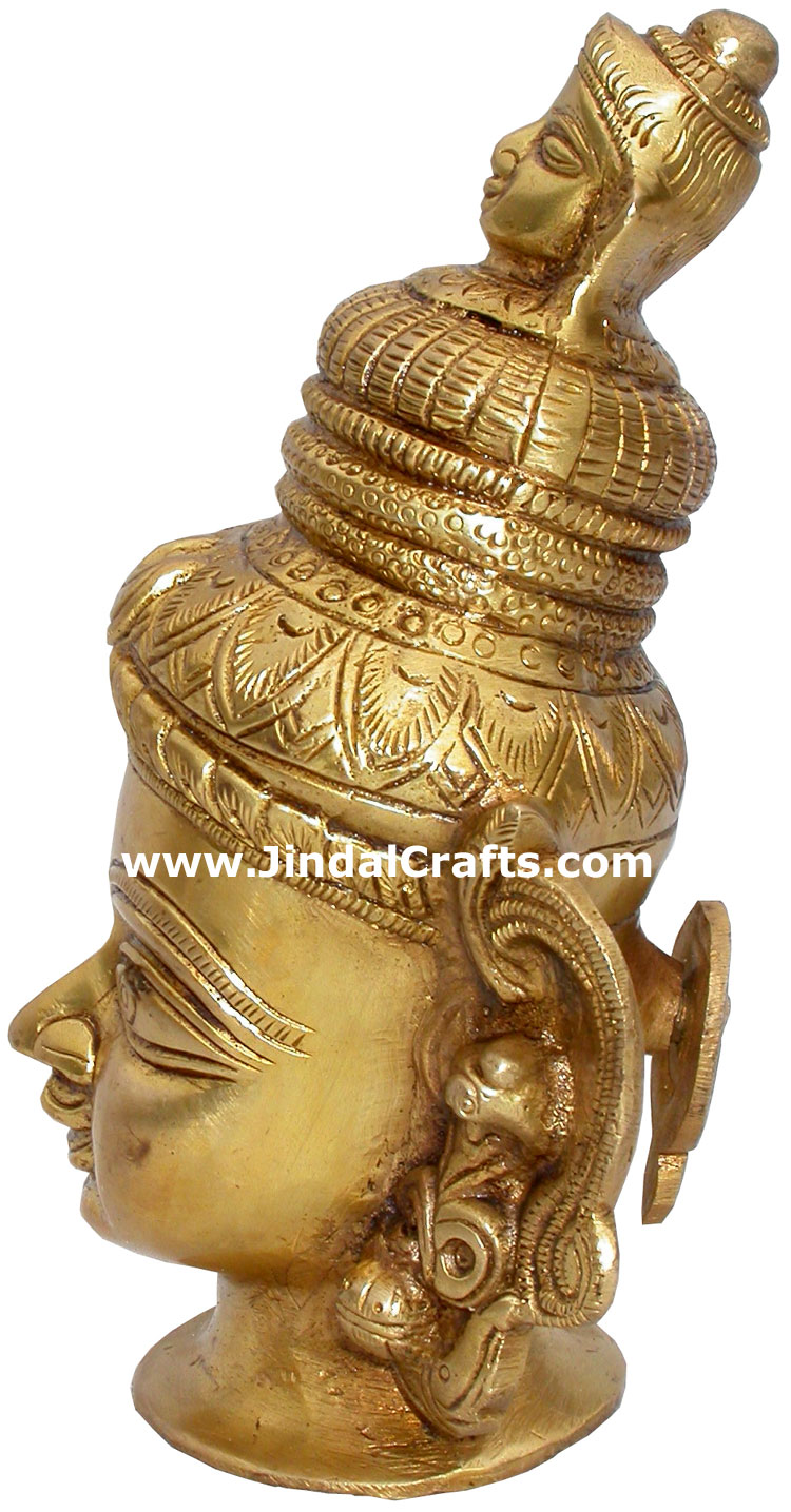 Shiva with Ganga in Head Religious God Idol India Art