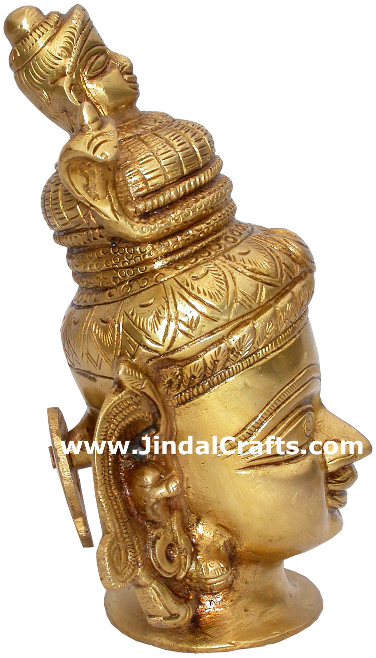 Shiva with Ganga in Head Religious God Idol India Art