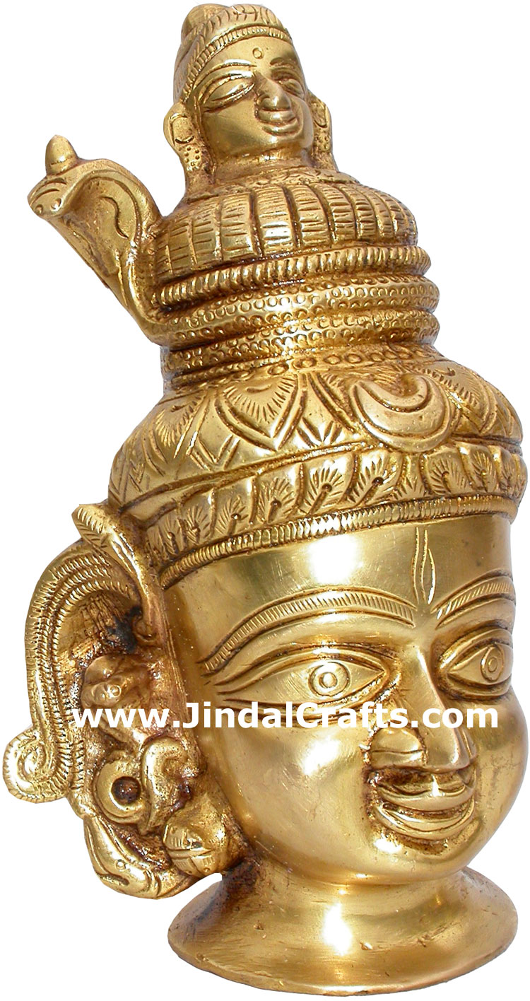 Shiva with Ganga in Head Religious God Idol India Art