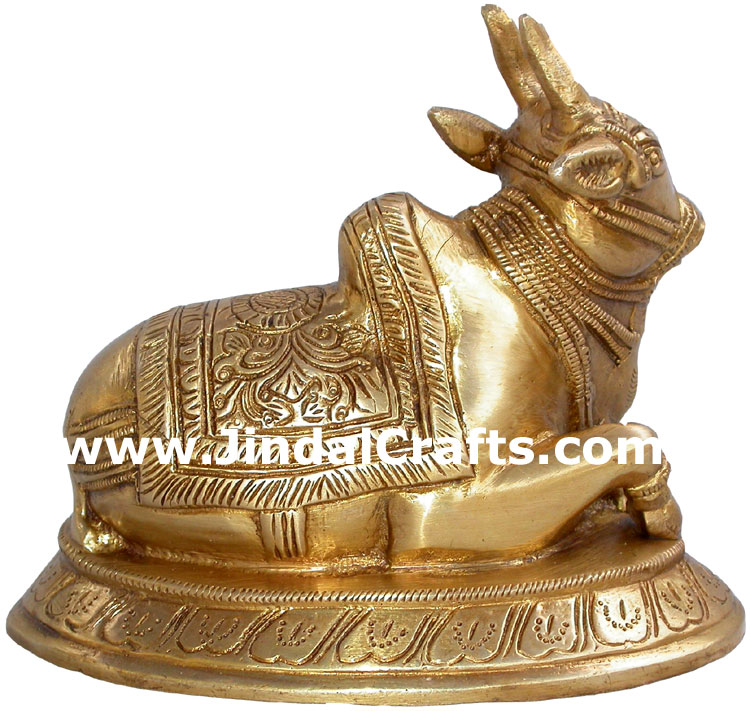 Nandi The Cosmic Bull of Shiva Indian God Sculpture Art