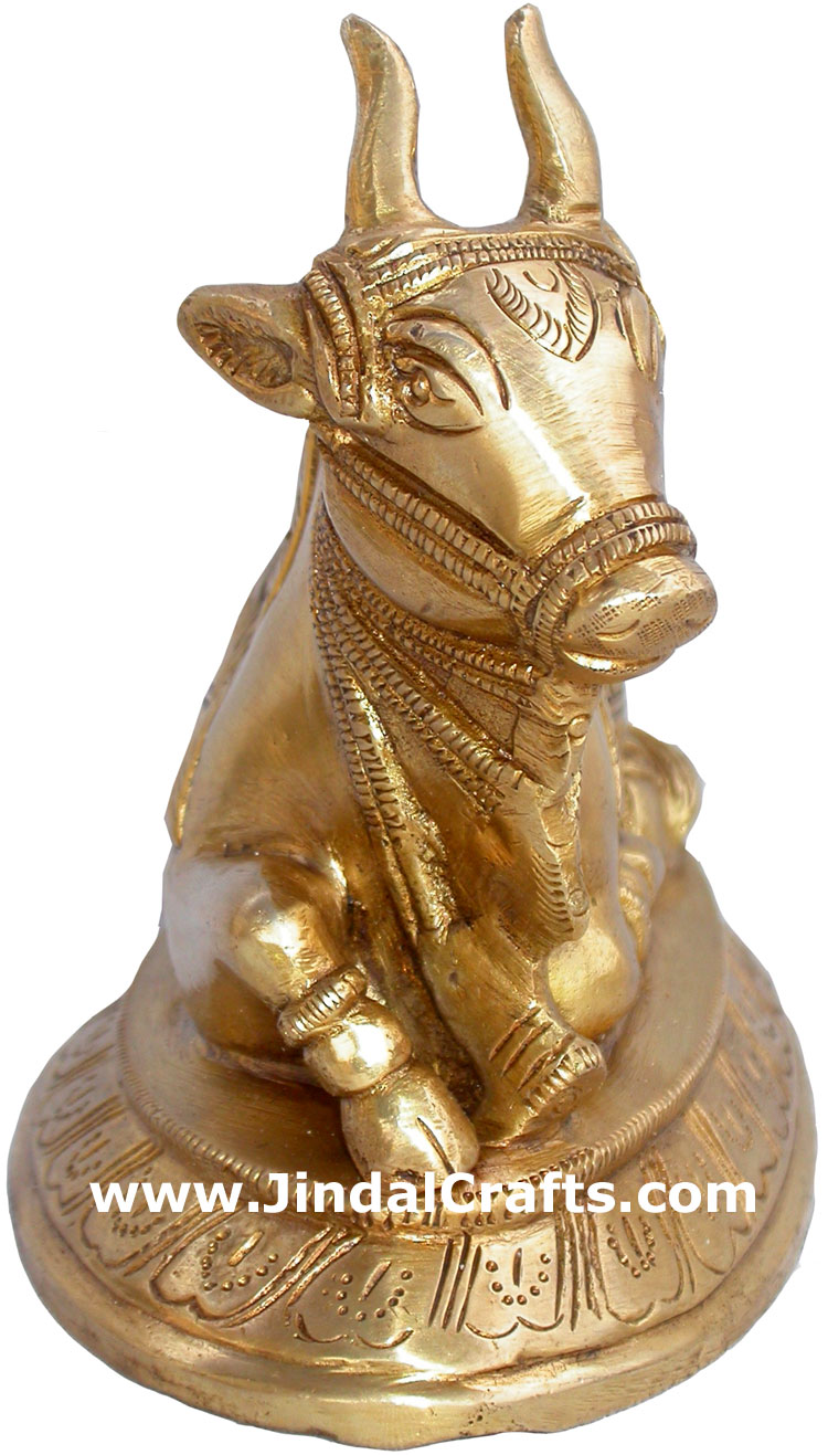 Nandi The Cosmic Bull of Shiva Indian God Sculpture Art