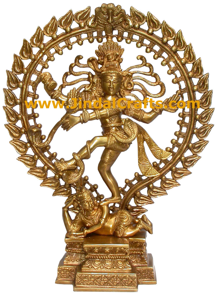 Natraja Dancing Shiva Hindu Religious Gods Statues Gift