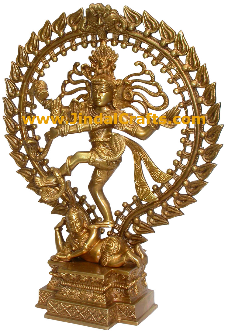 Natraja Dancing Shiva Hindu Religious Gods Statues Gift
