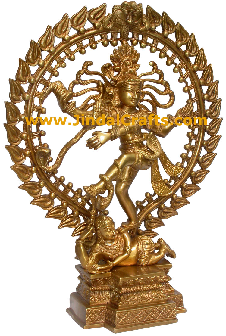Natraja Dancing Shiva Hindu Religious Gods Statues Gift