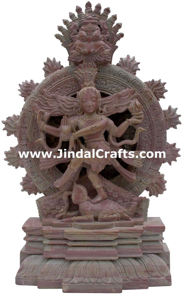 Lord Shiva Natraja Hand Carved Stone Statue Sculpture Figure Hindu Religious Art