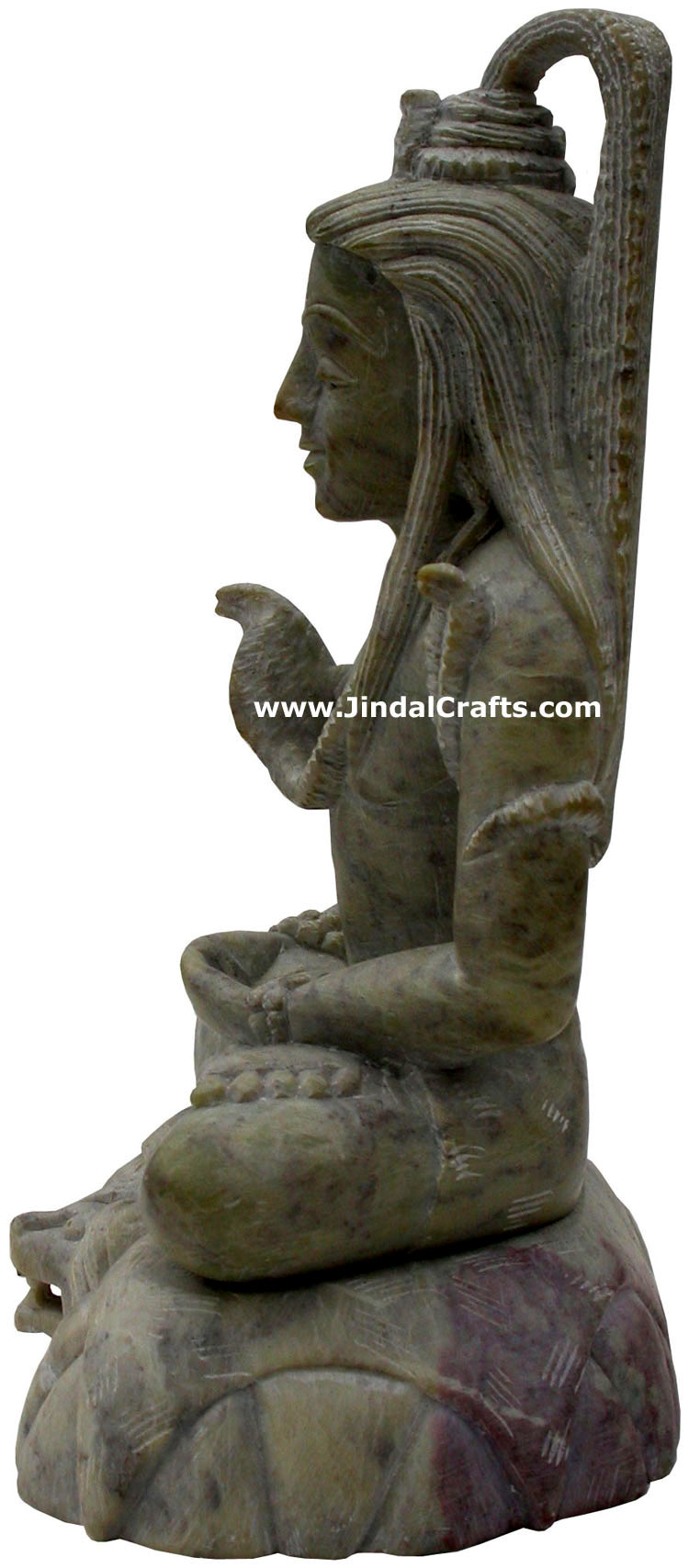 Lord Shiva Hand Carved Stone God Statue Indian Hindu Religious Sculpture Figures