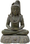 Lord Shiva Hand Carved Stone God Statue Indian Hindu Religious Sculpture Figures