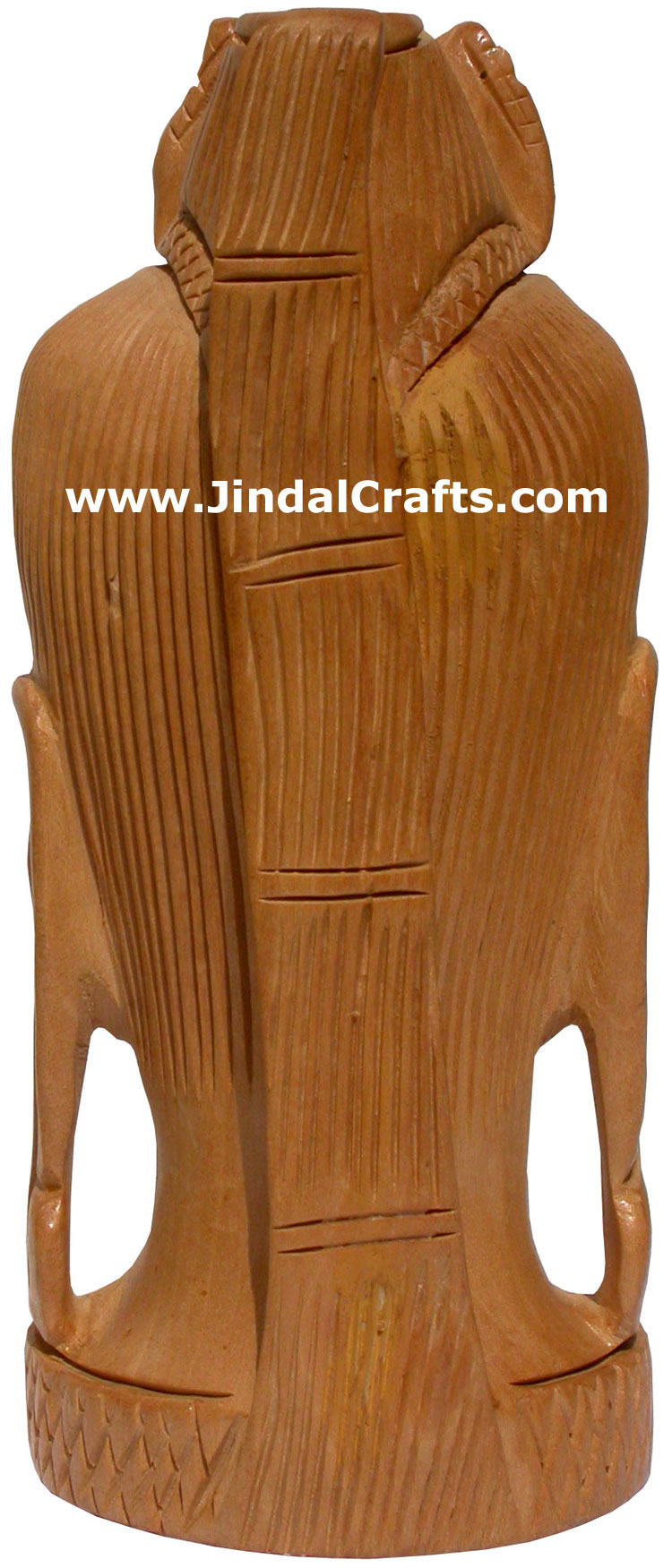 Hand Carved Wooden God Shiva Head Figure Indian Art