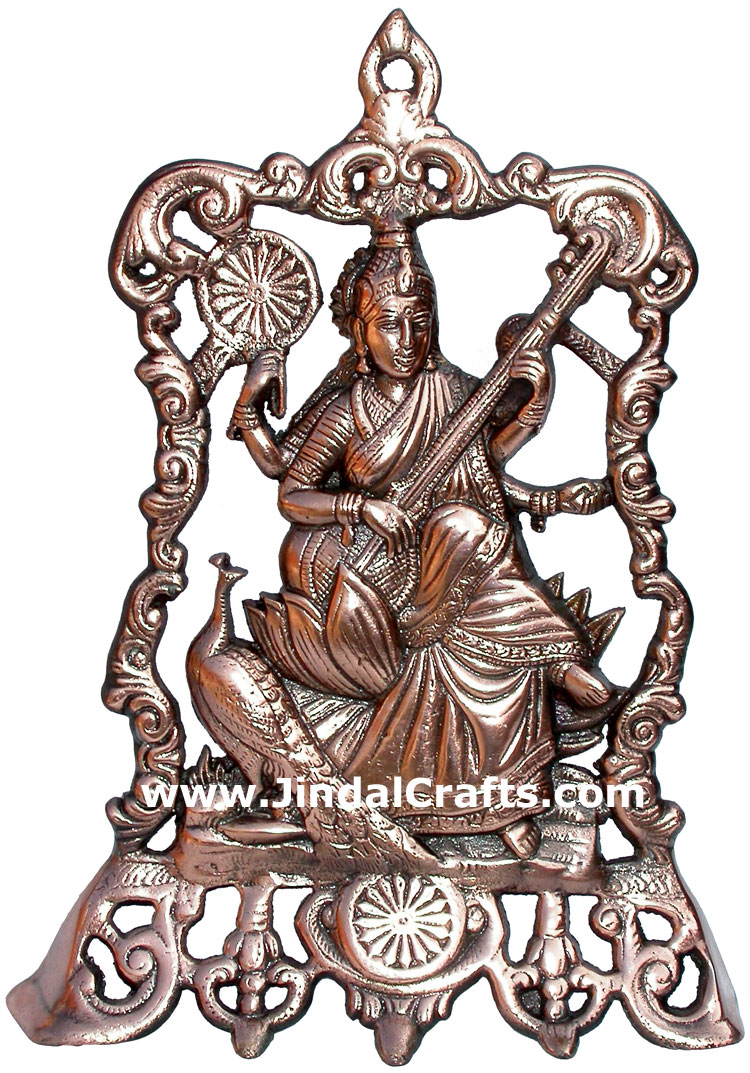 Saraswati Indian Goddess Sculpture Home Decoration Gift