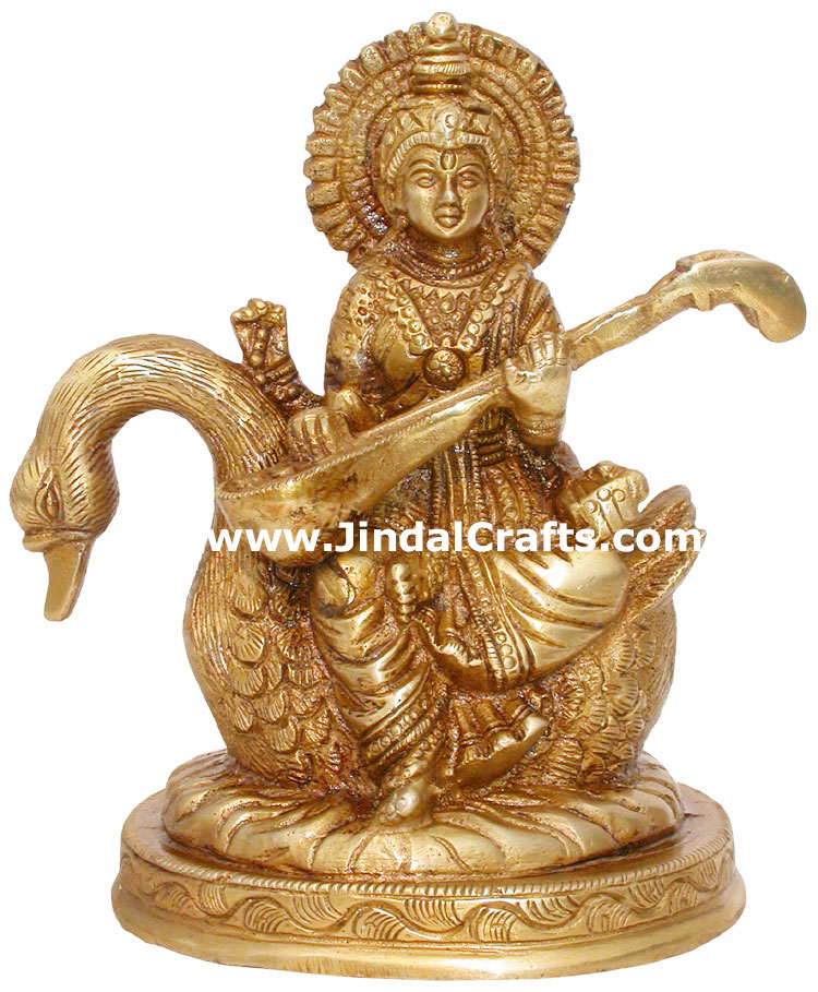 Hindu Deities Goddess of Knowledge Saraswati India Arts