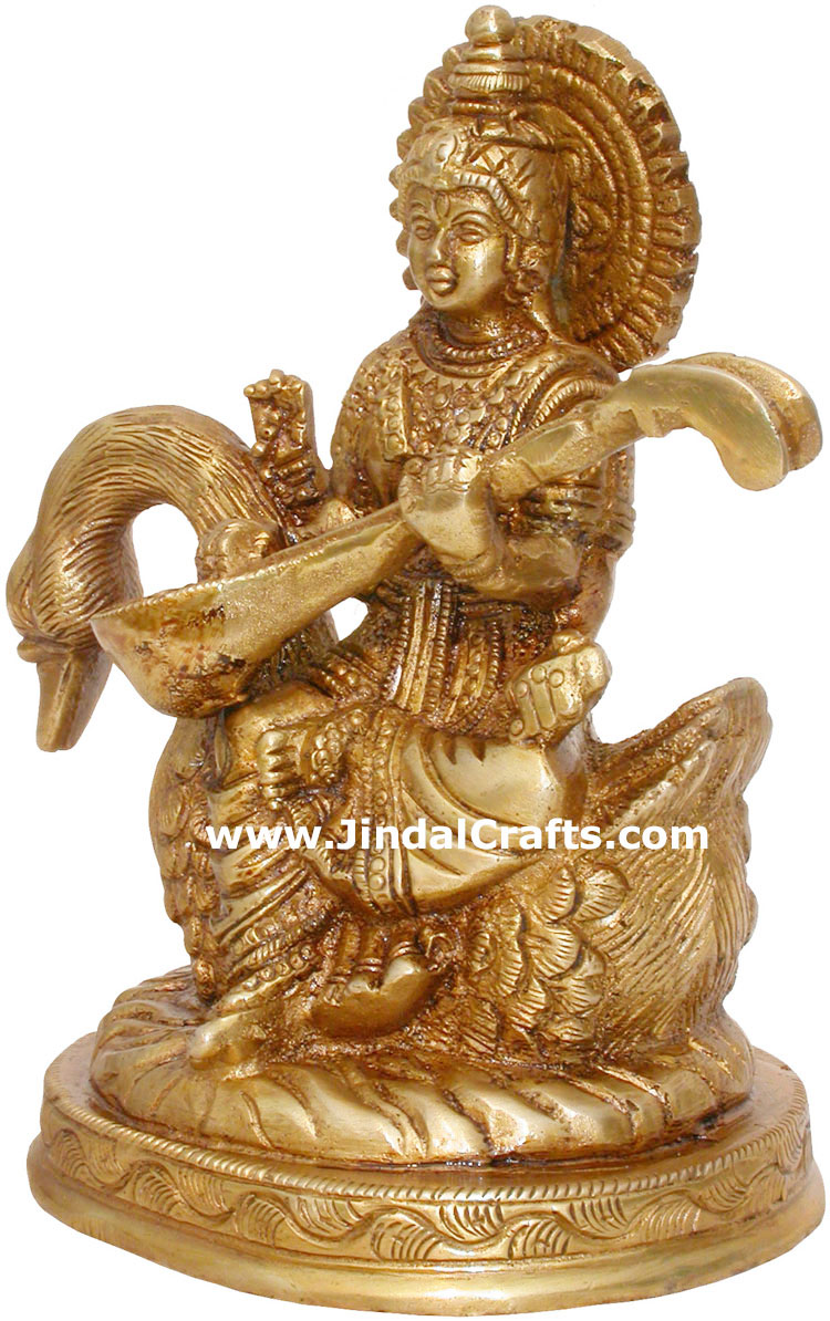 Hindu Deities Goddess of Knowledge Saraswati India Arts