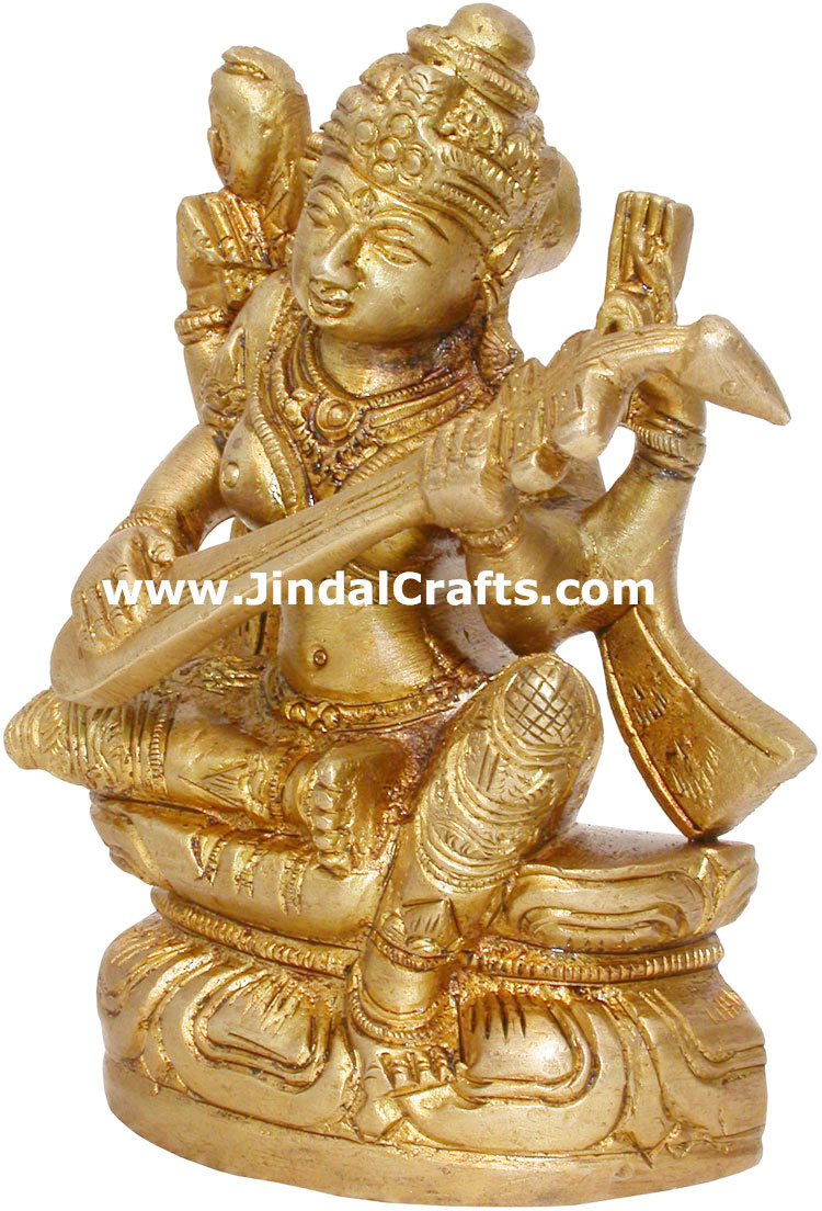 Hindu Deities Goddess of Knowledge Saraswati India Arts