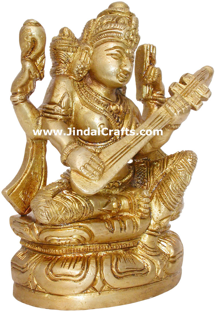 Hindu Deities Goddess of Knowledge Saraswati India Arts