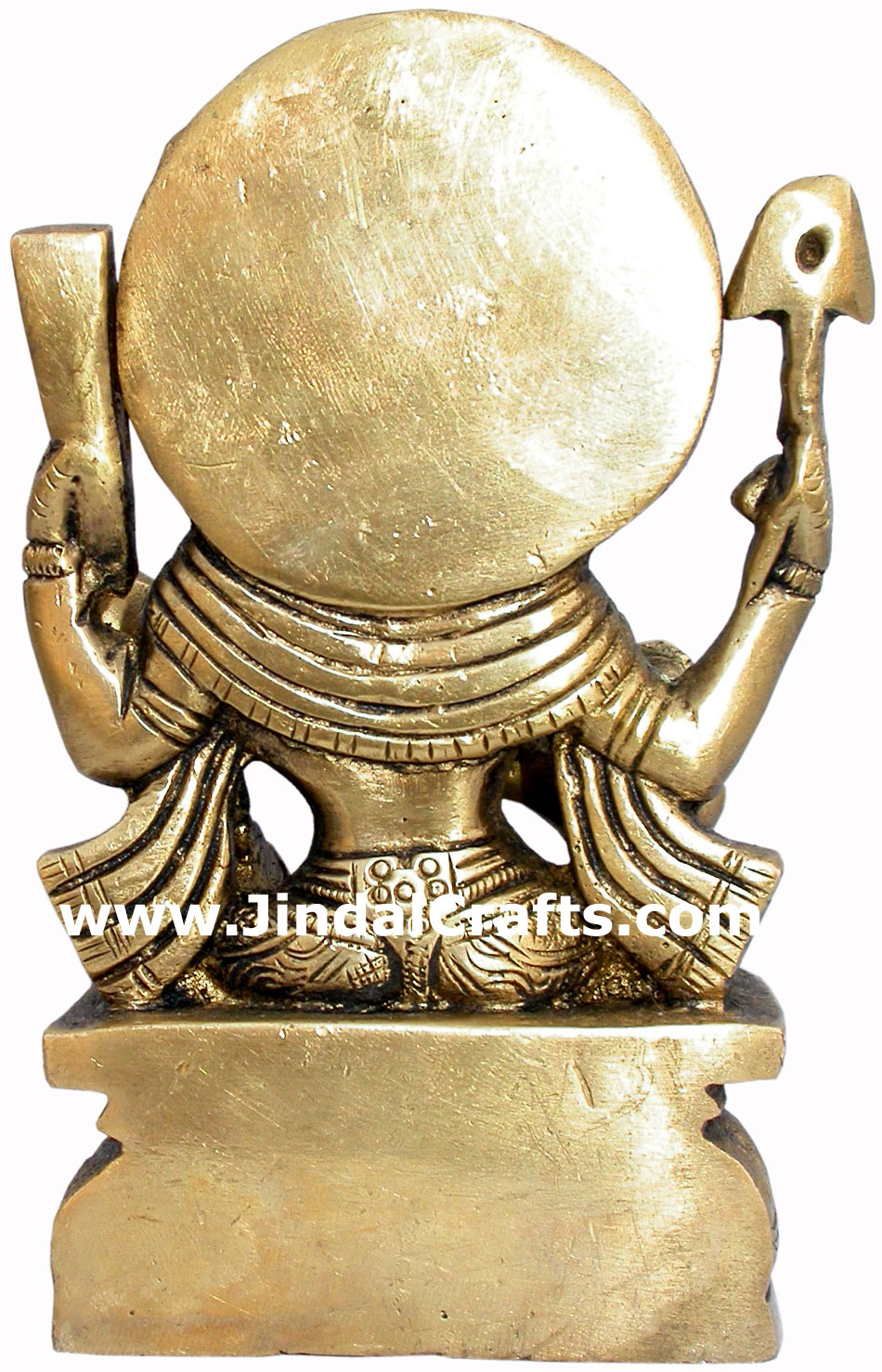 Saraswati - Hand Carved Indian Art Craft Handicraft Home Decor Brass Figurine