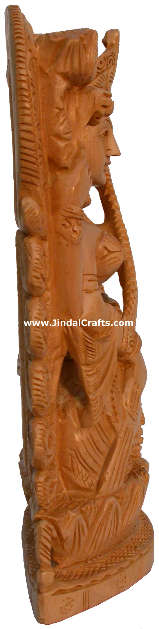 Saraswati Hand Carving India Religious Sculptures Craft