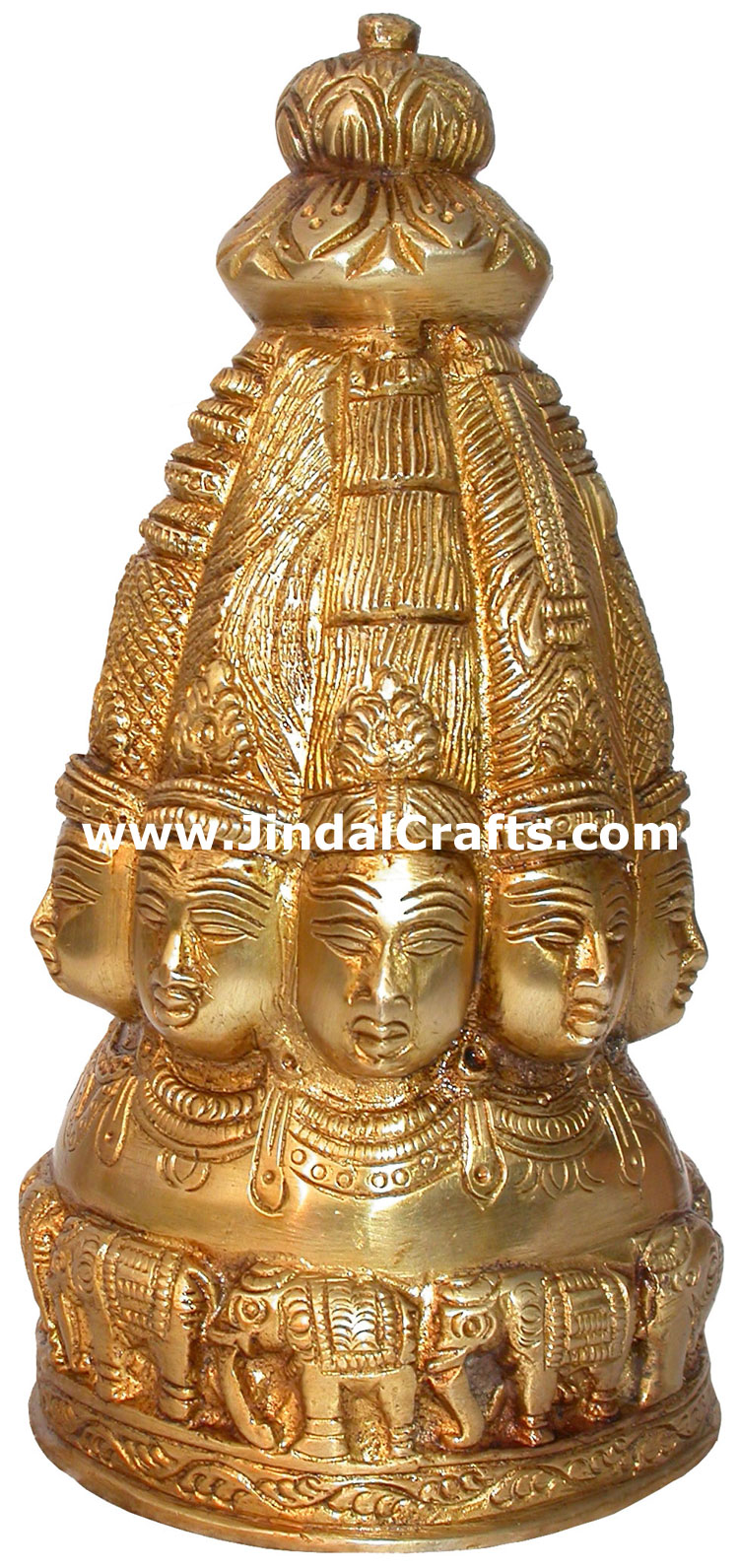 Hindu Deities God Shiva India Brass Carving Artefacts