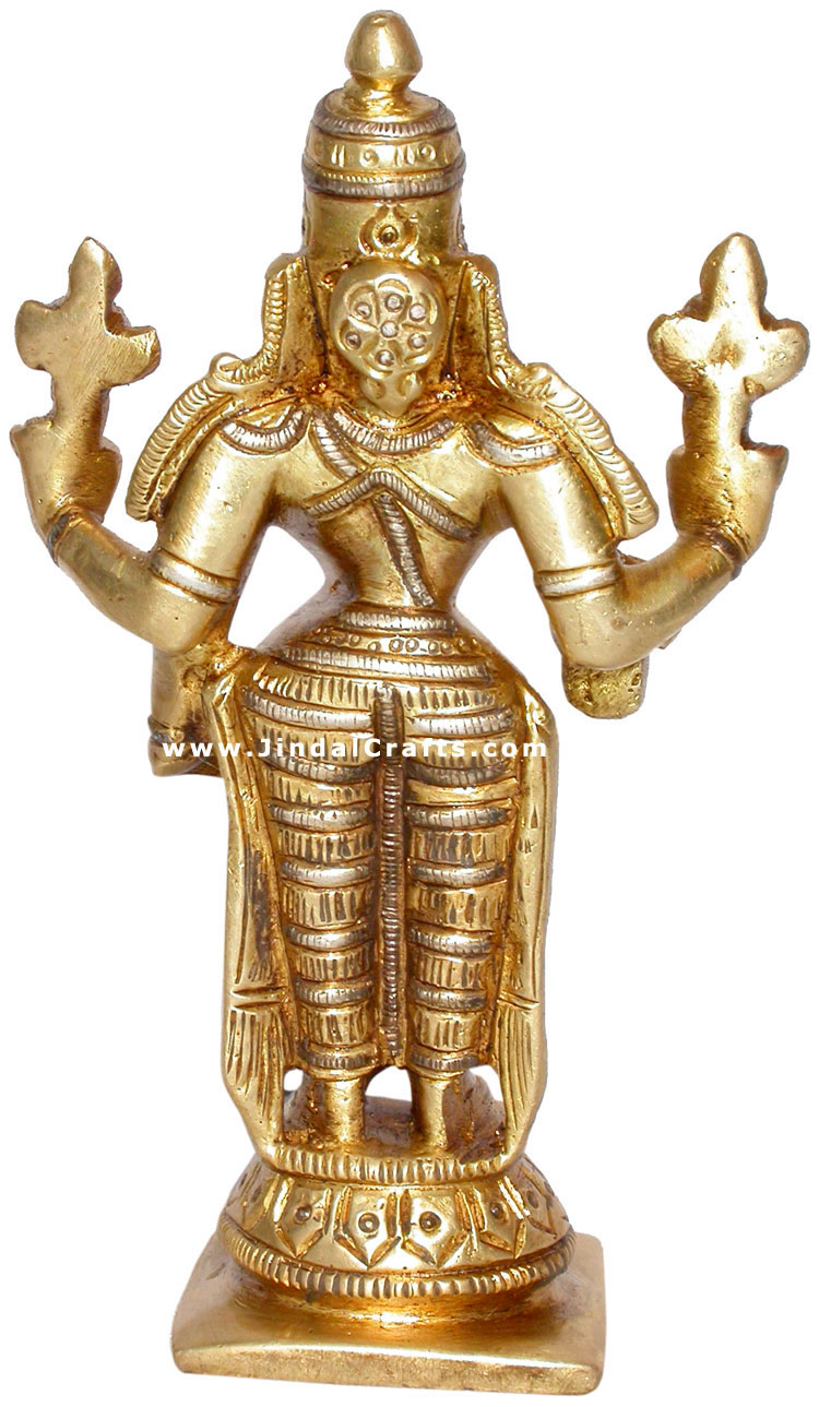 Vishnu Indian Gods Statues Religious Perumal Figures