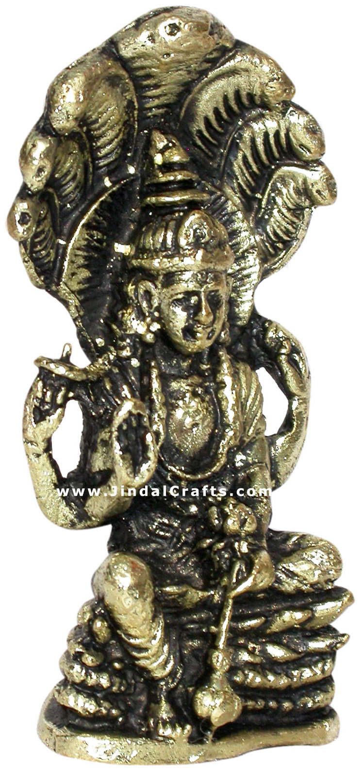 Hindu God Vishnu Religious Statue India Crafts Perumal