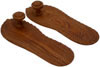 Handcarved Wooden Vishnu Paduka Khadayoon India Art